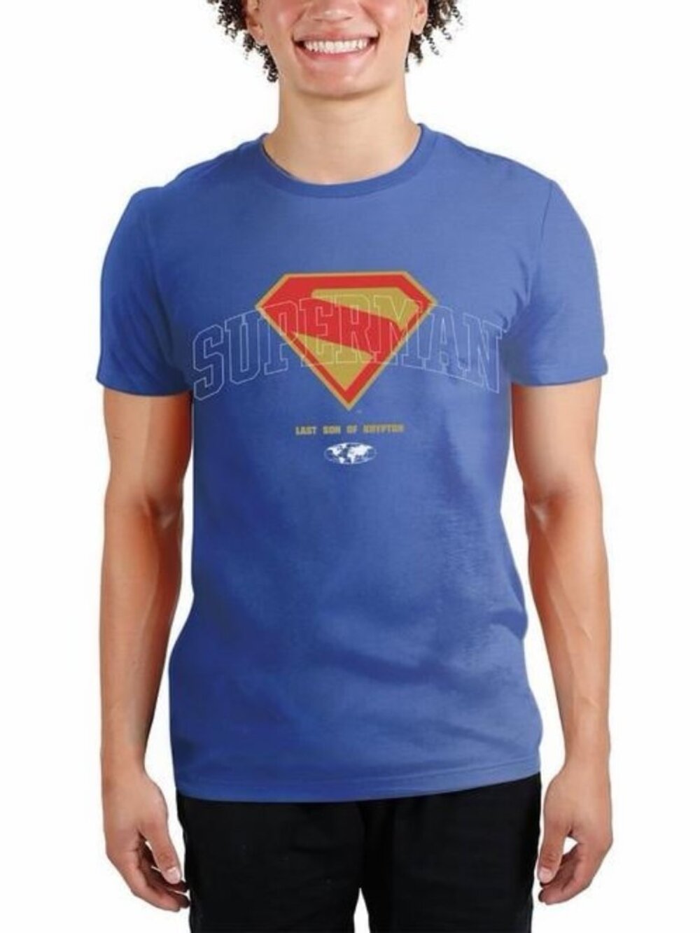 Superman Logo and Silhouette Unisex Graphic T-Shirt GameStop Exclusive LARGE
